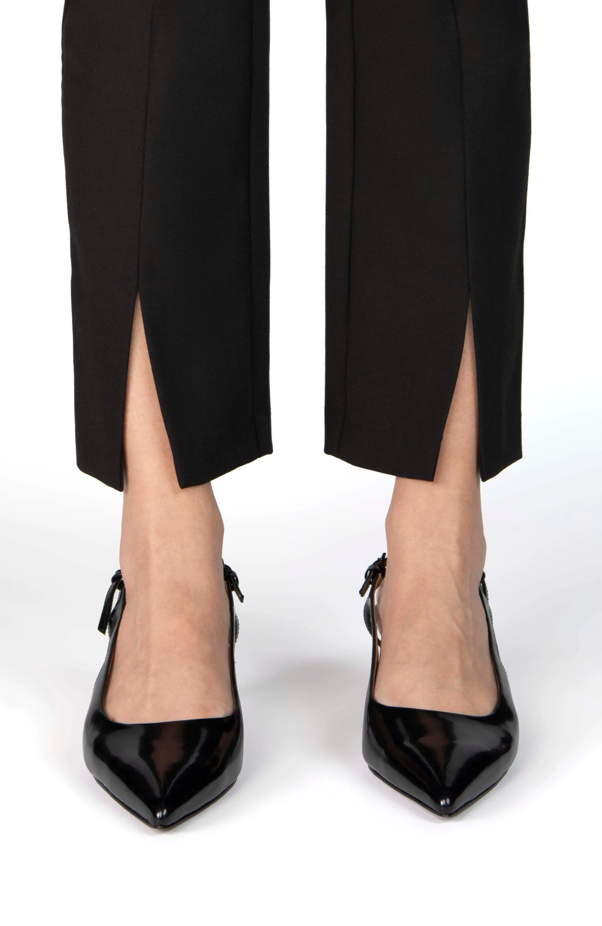 The Phillip Slit Pant - Onyx sold by Nelle Atelier product image thumbnail 5