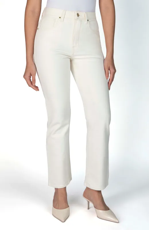 The Kate High-Rise Stovepipe Jean - Pearl sold by Nelle Atelier