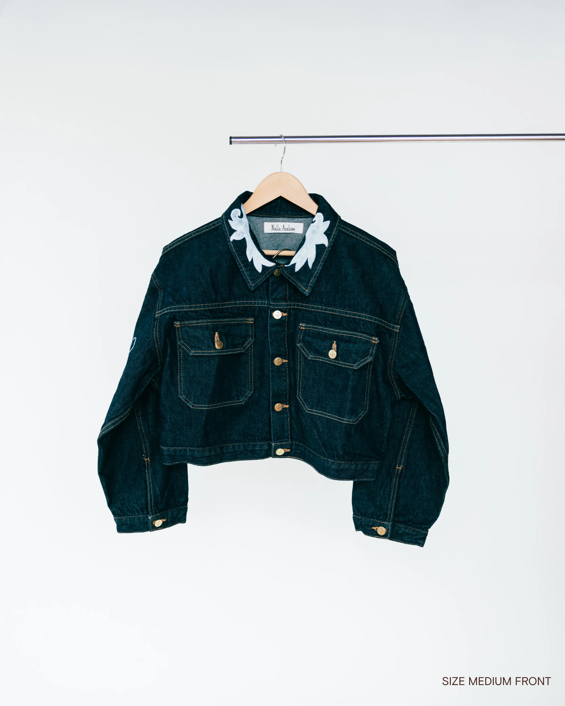 Nelle Atelier X Gabi_Made - The Miri Jacket in Indigo sold by Nelle Atelier product image thumbnail 3