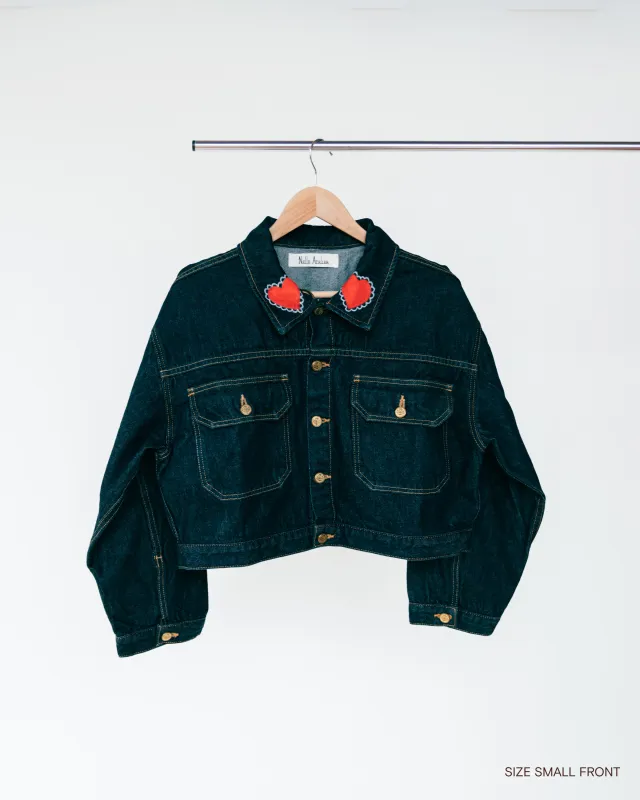 Nelle Atelier X Gabi_Made - The Miri Jacket in Indigo made by Nelle Atelier