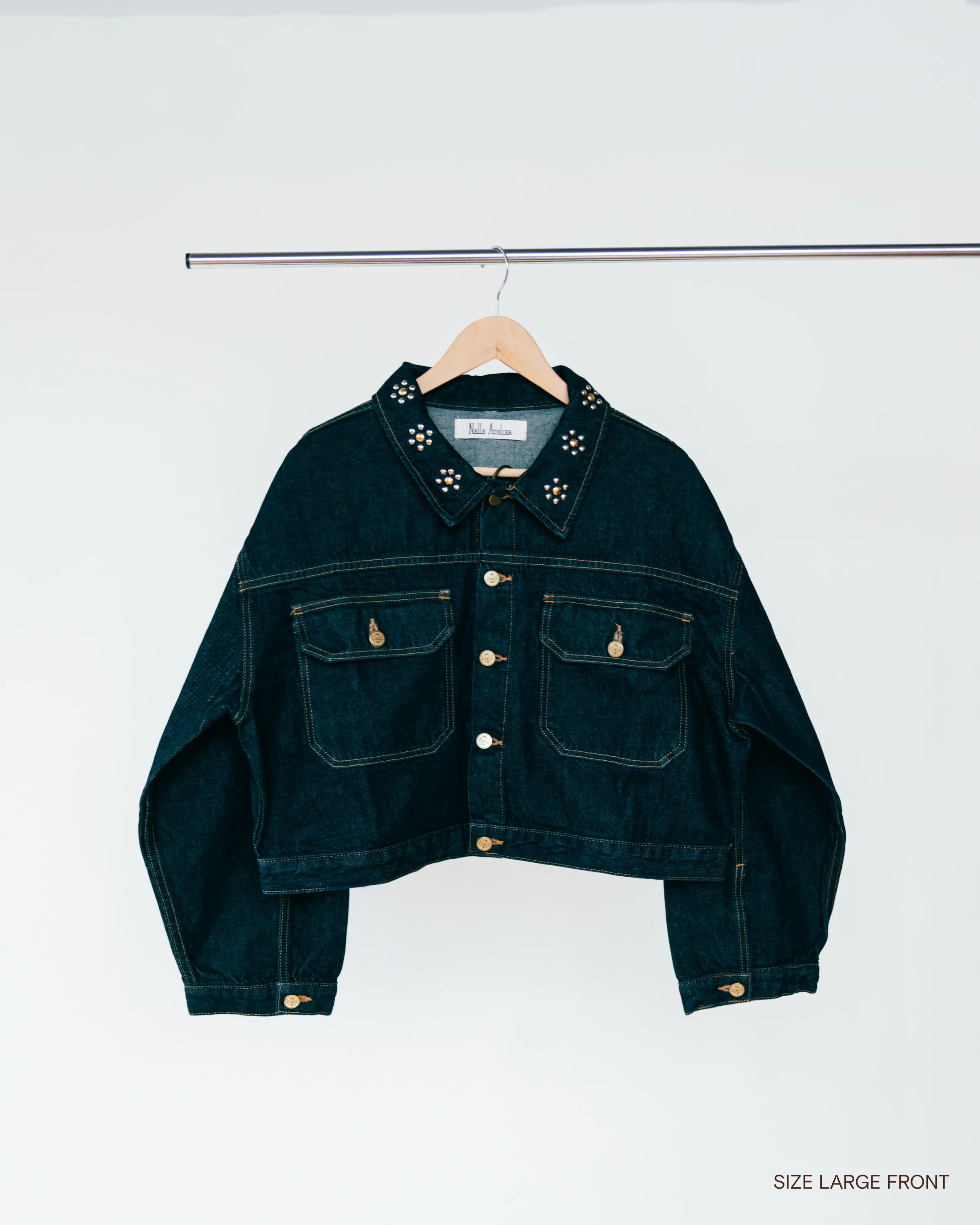 Nelle Atelier X Gabi_Made - The Miri Jacket in Indigo sold by Nelle Atelier product image thumbnail 5