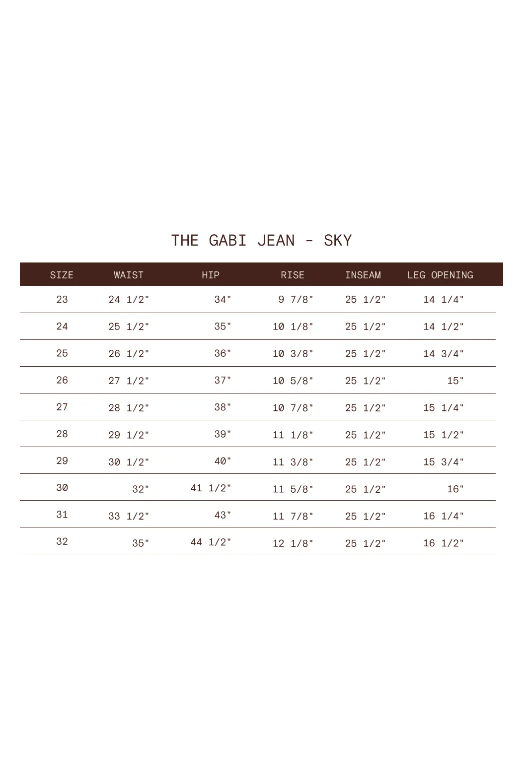 The Gabi Jean - Sky sold by Nelle Atelier product image thumbnail 5