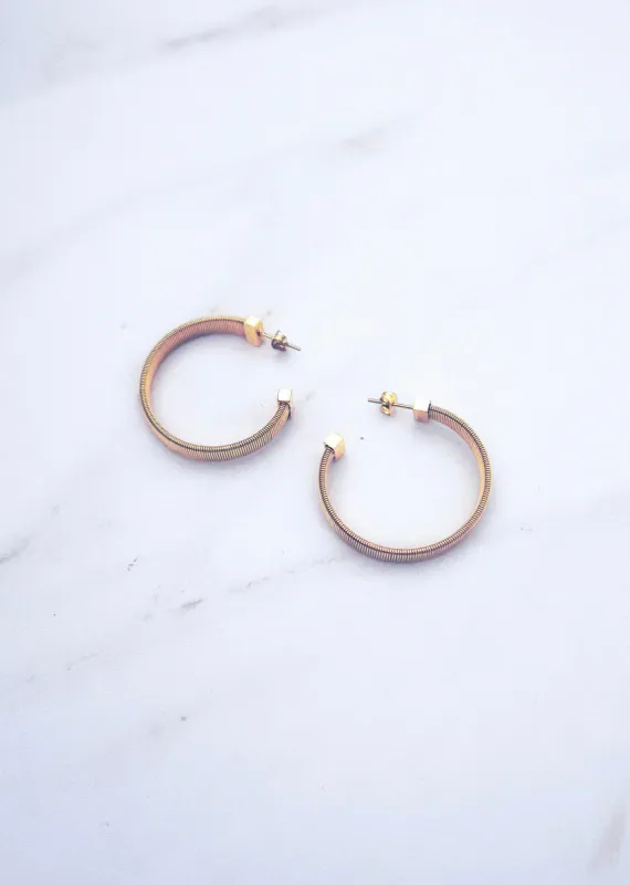 Snake Chain Hoops sold by Ten Wilde