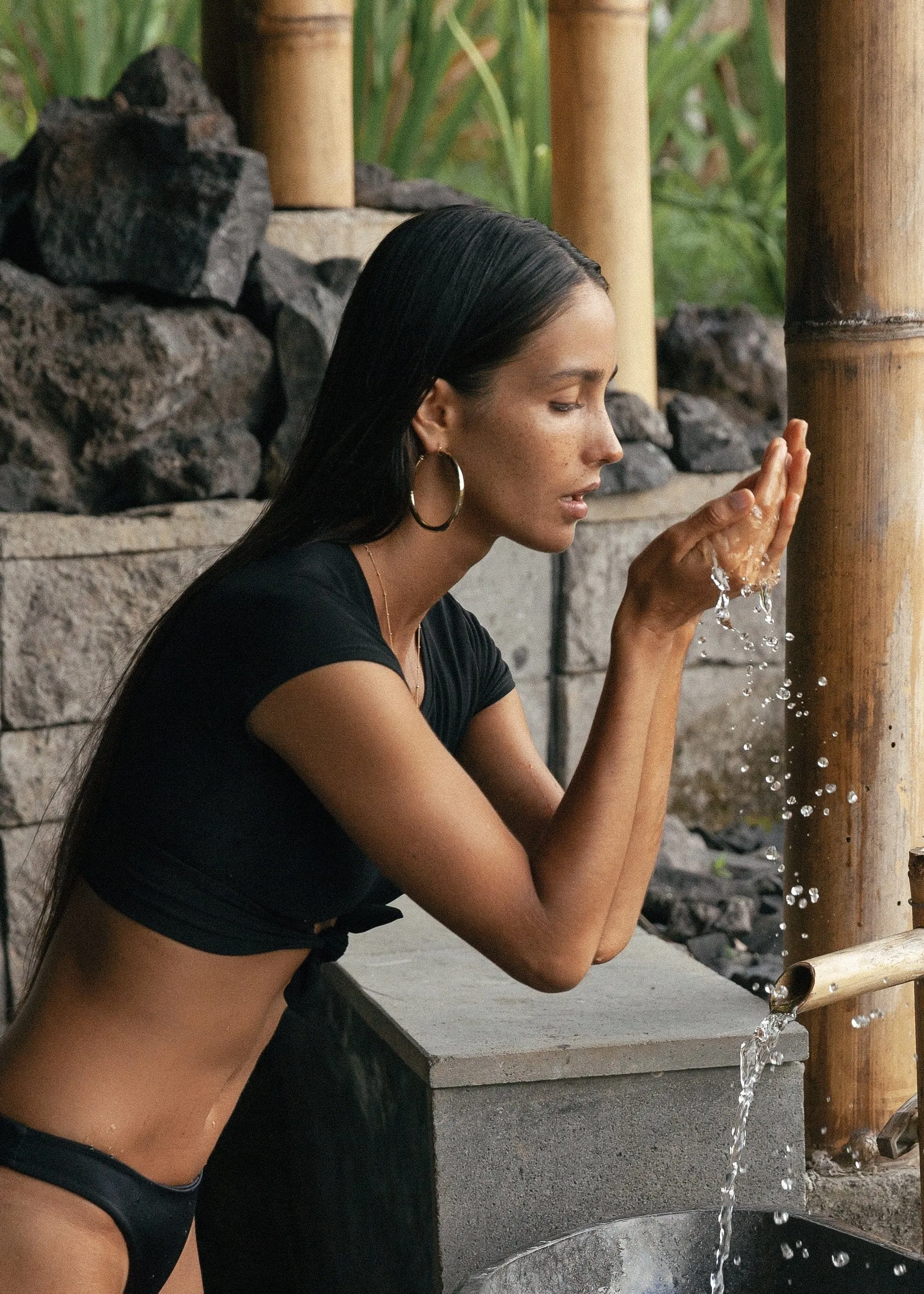 18k Celine Hoops sold by Ten Wilde product image thumbnail 5