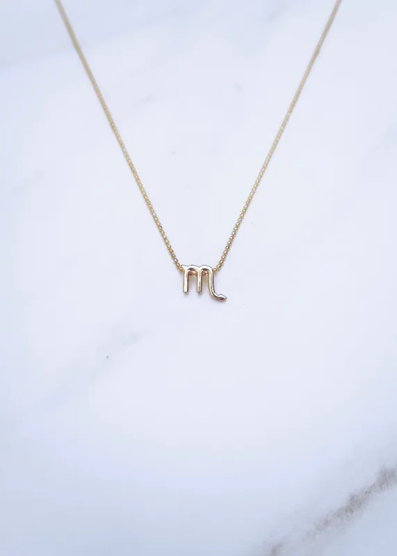 Scorpio Zodiac Necklace sold by Ten Wilde