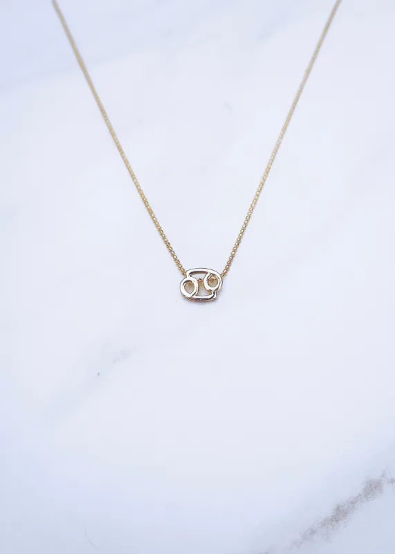 Cancer Zodiac Necklace sold by Ten Wilde
