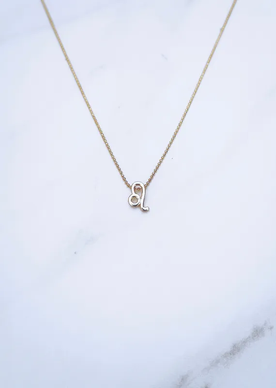 Leo Zodiac Necklace sold by Ten Wilde