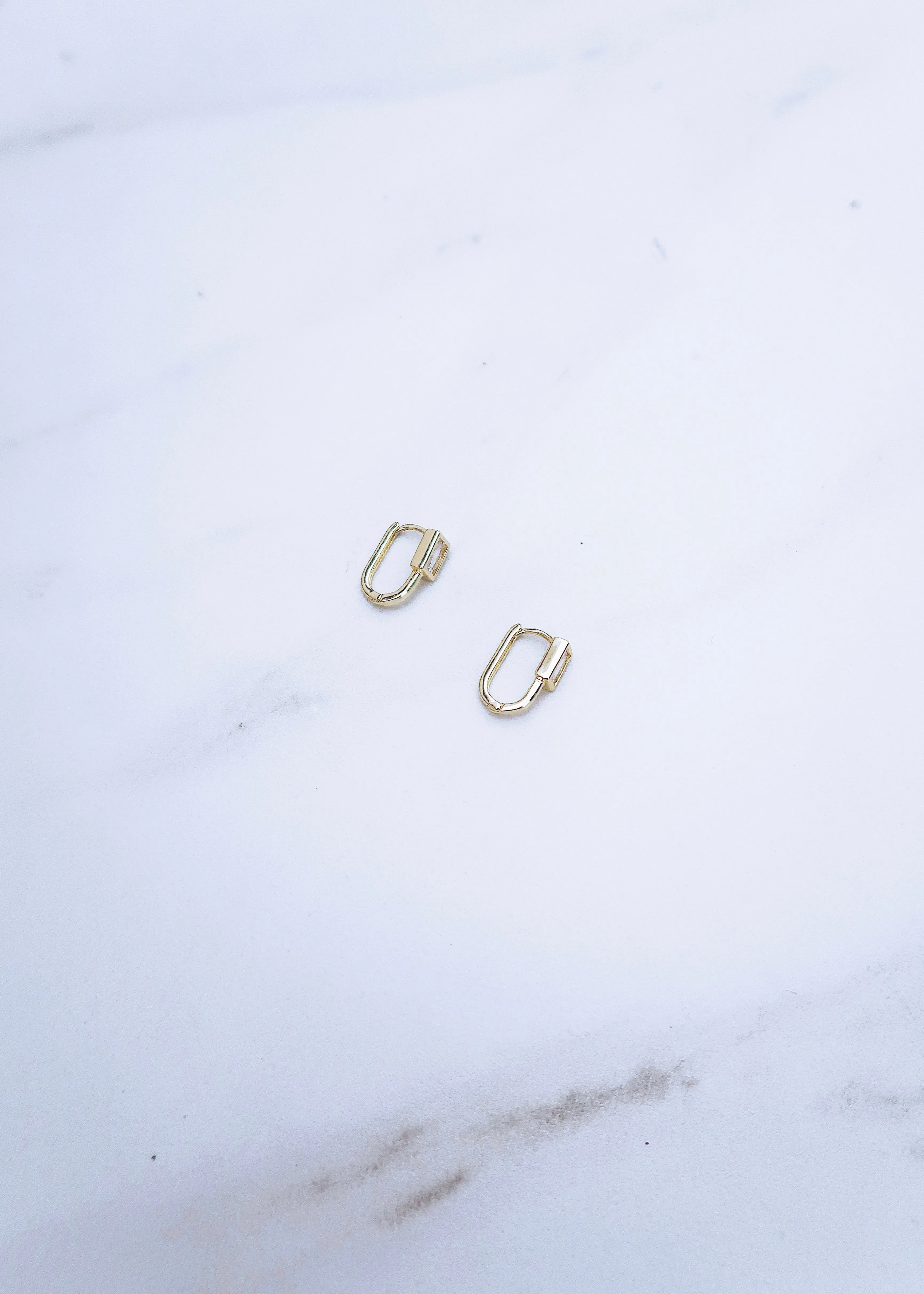 Crystal Rectangle Huggies sold by Ten Wilde