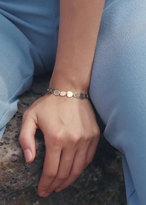 Hammered Mini Bracelet sold by Ten Wilde product image thumbnail 2