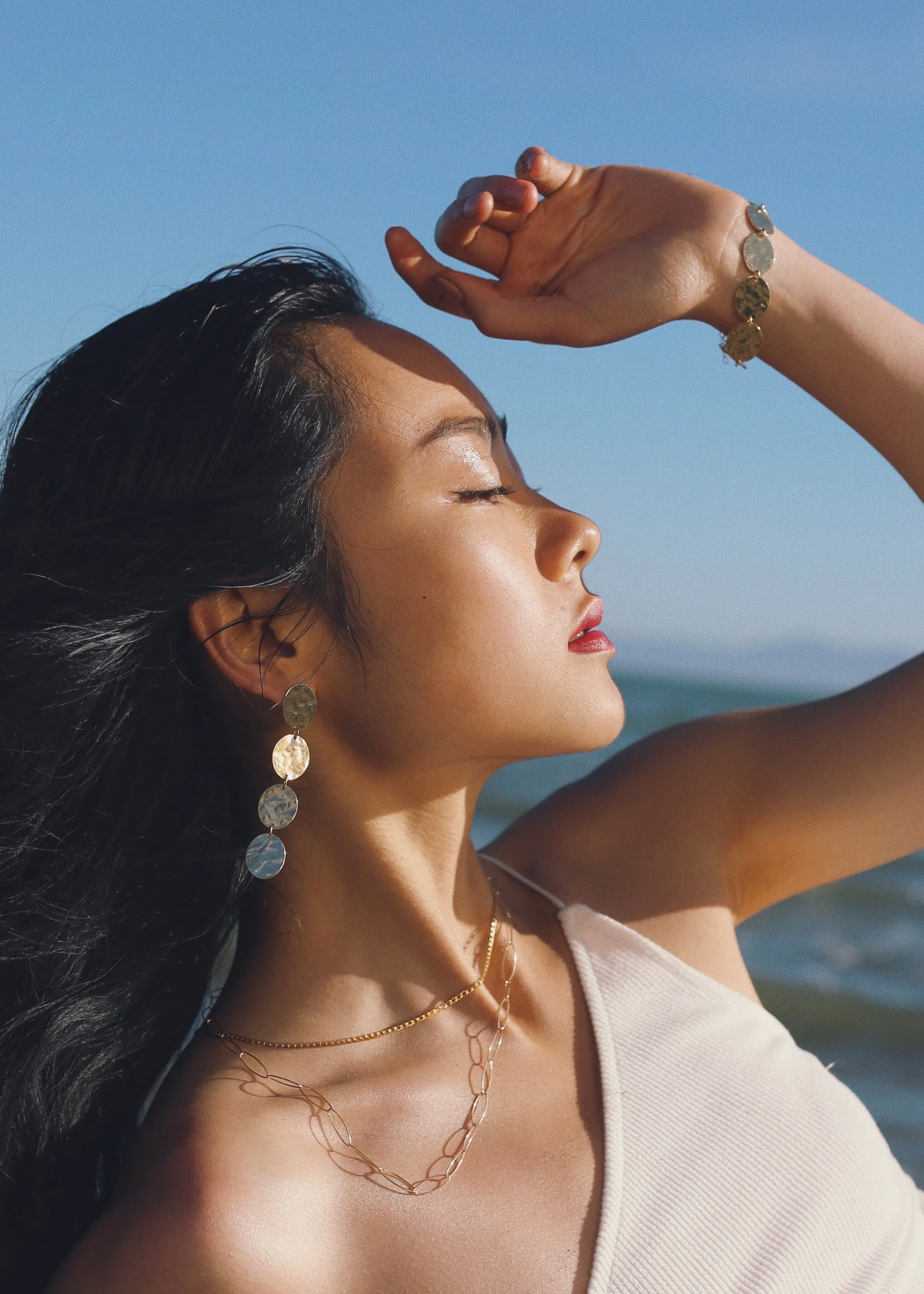 Hammered Large Bracelet sold by Ten Wilde product image thumbnail 3