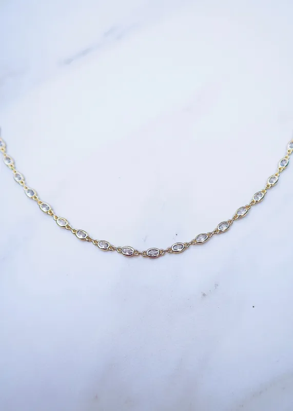 Oval Bezel Necklace sold by Ten Wilde