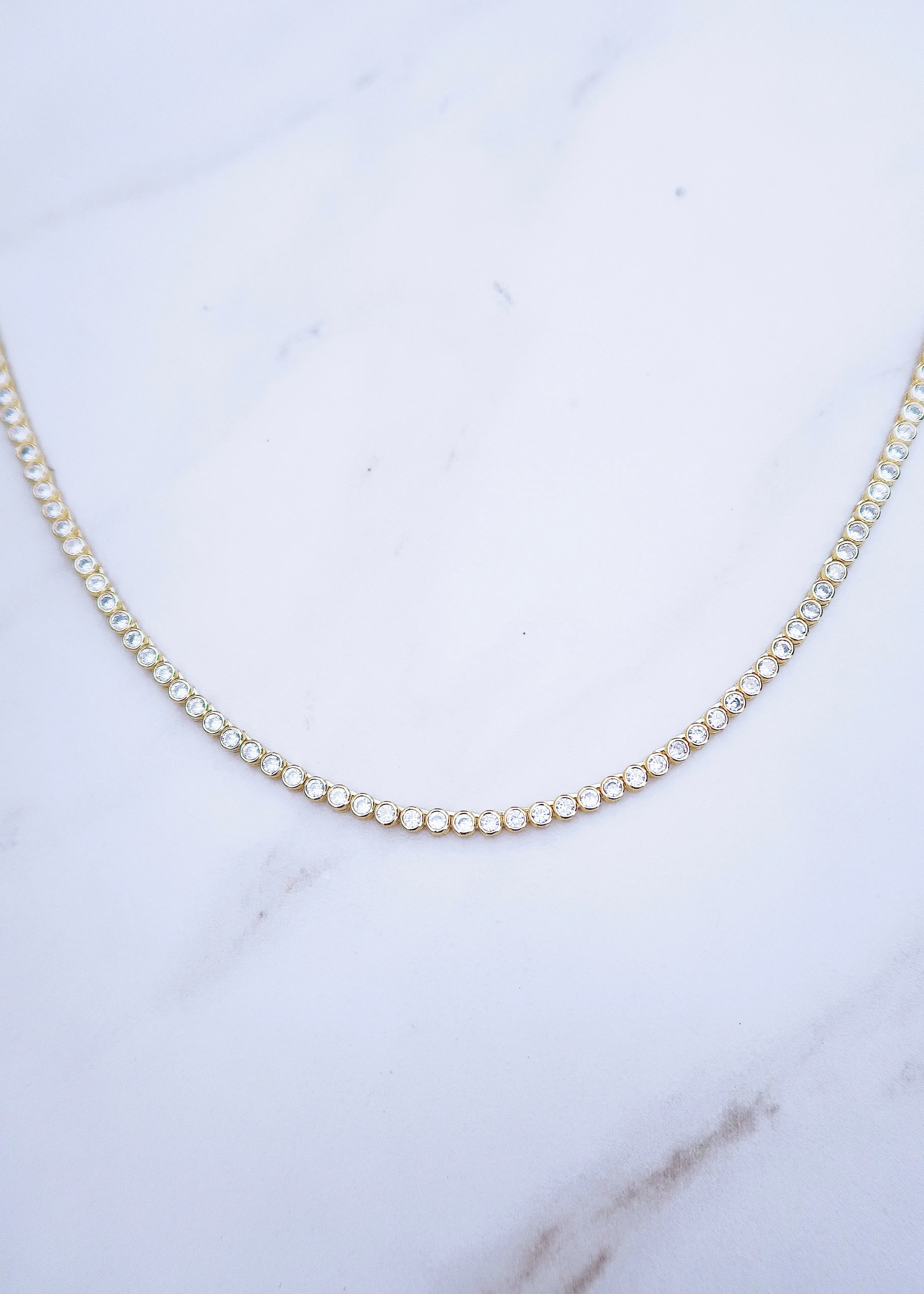 Penelope CZ Tennis Chain sold by Ten Wilde