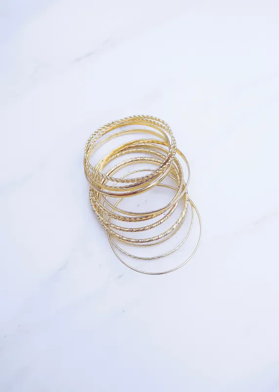 Eliana Bangle Set sold by Ten Wilde