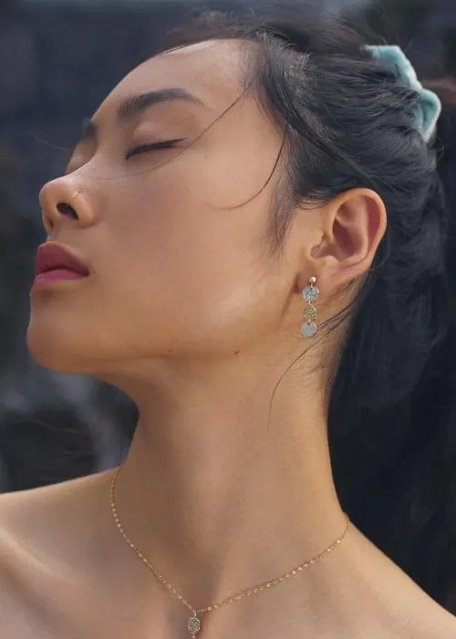 Mini Drop Earrings sold by Ten Wilde product image thumbnail 2