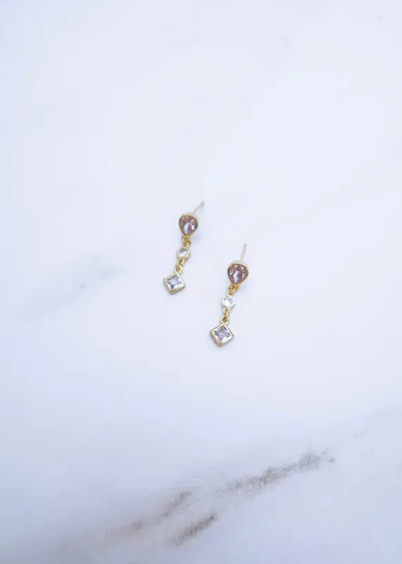 Cleo Crystal Earrings sold by Ten Wilde