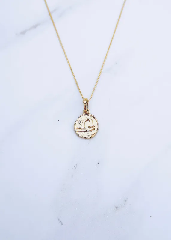 Libra Coin Necklace sold by Ten Wilde