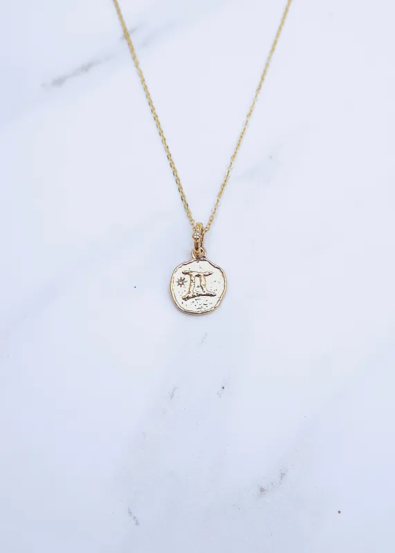 Gemini Coin Necklace sold by Ten Wilde