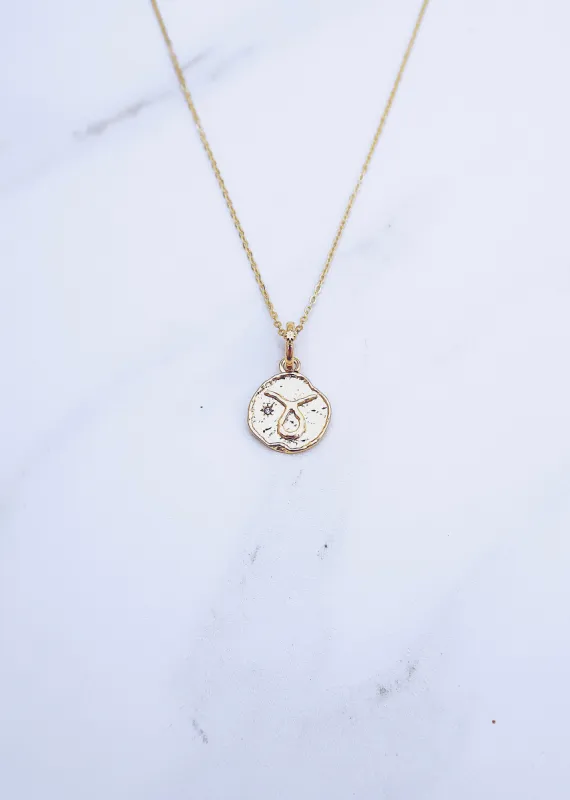 Taurus Coin Necklace sold by Ten Wilde