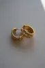 Stella Ridged Hoops sold by Ten Wilde