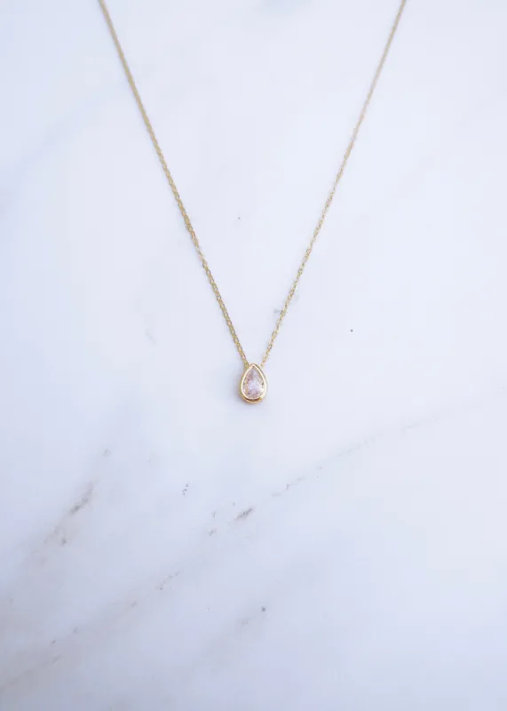 Cait Bezel Necklace sold by Ten Wilde