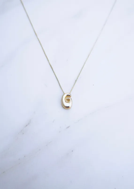 Retro Initial Necklace sold by Ten Wilde