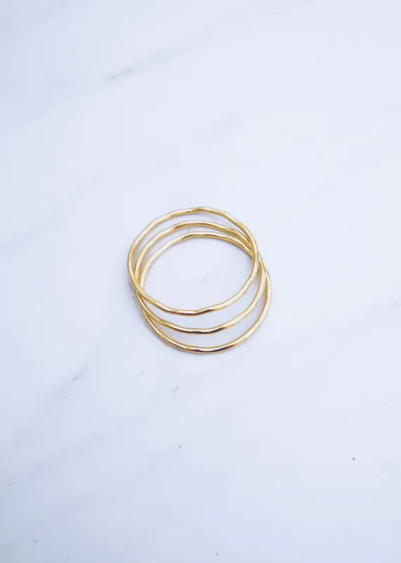 Wavy Bangle Set sold by Ten Wilde