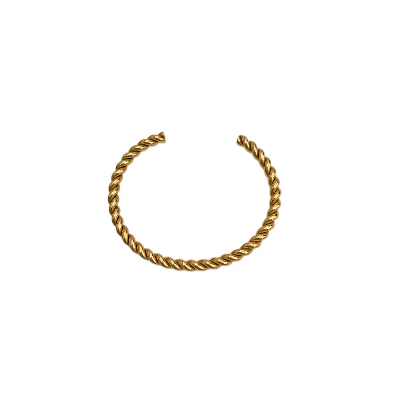 Medium Twisted Cuff made by Ten Wilde