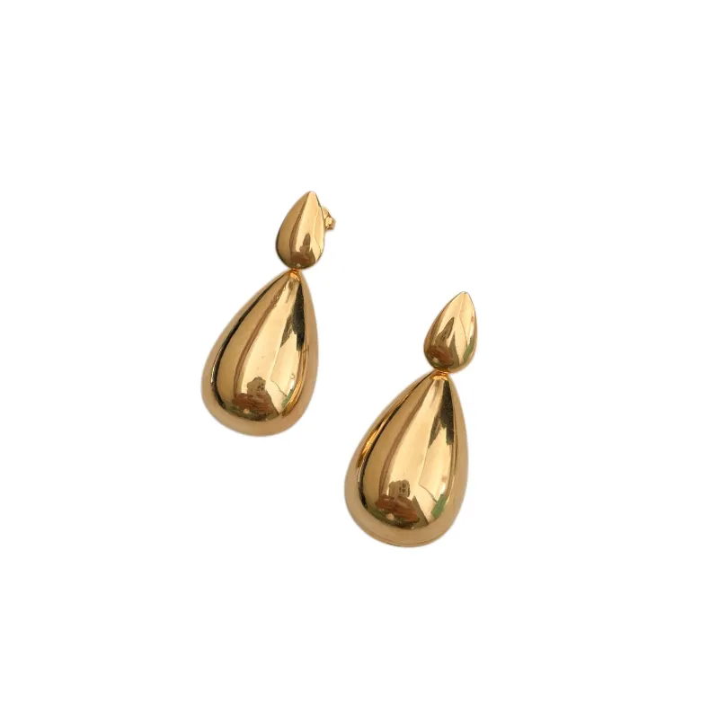 Gold Dangle Earrings sold by Ten Wilde