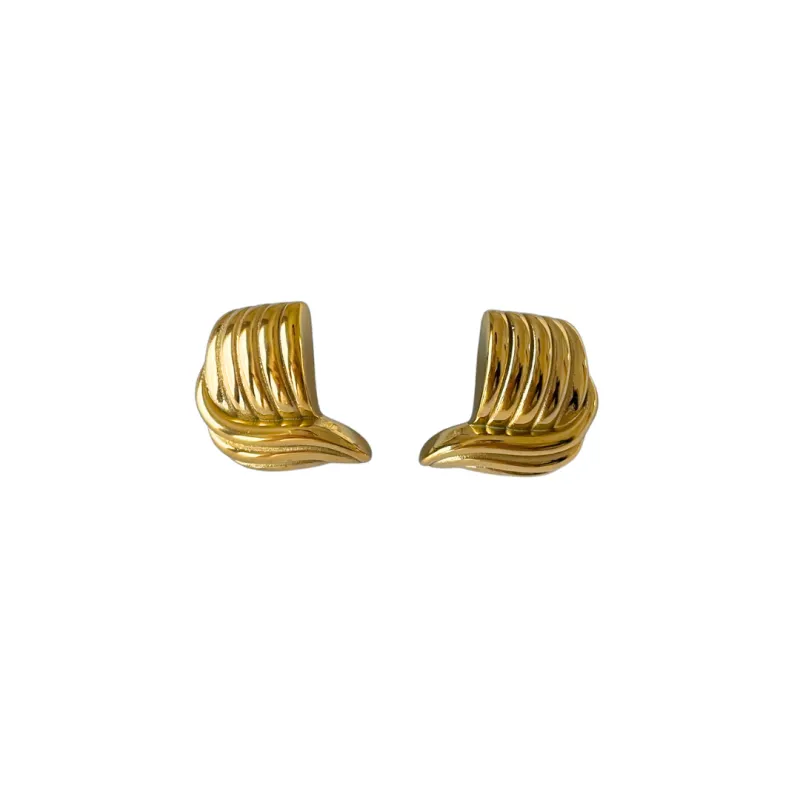 Vintage Gold Studs sold by Ten Wilde