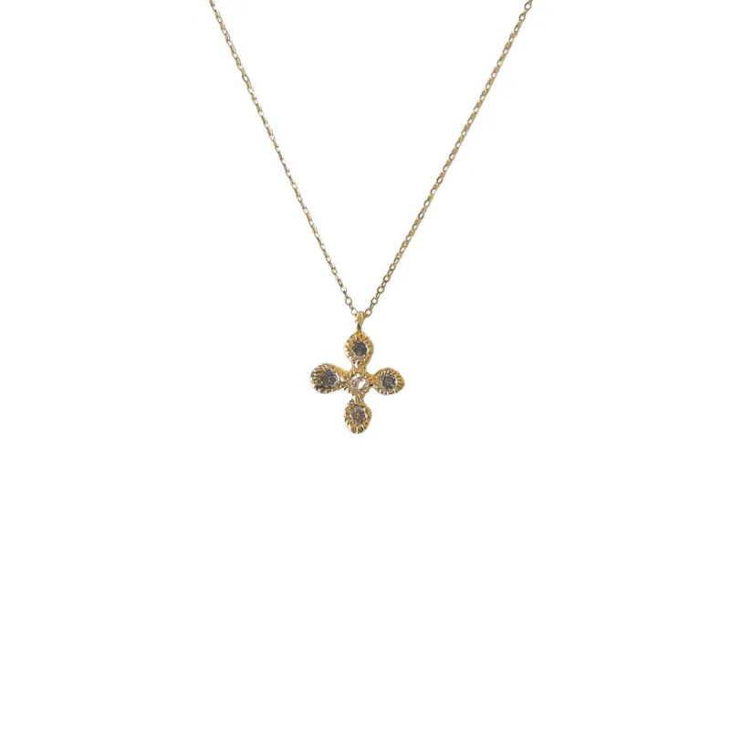 Diamond Cross Necklace sold by Ten Wilde