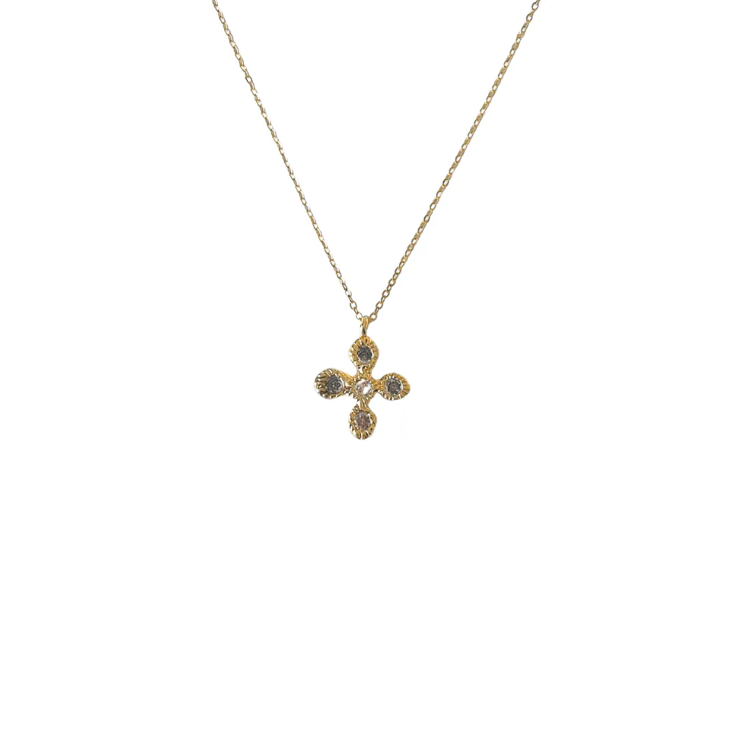 Diamond Cross Necklace sold by Ten Wilde