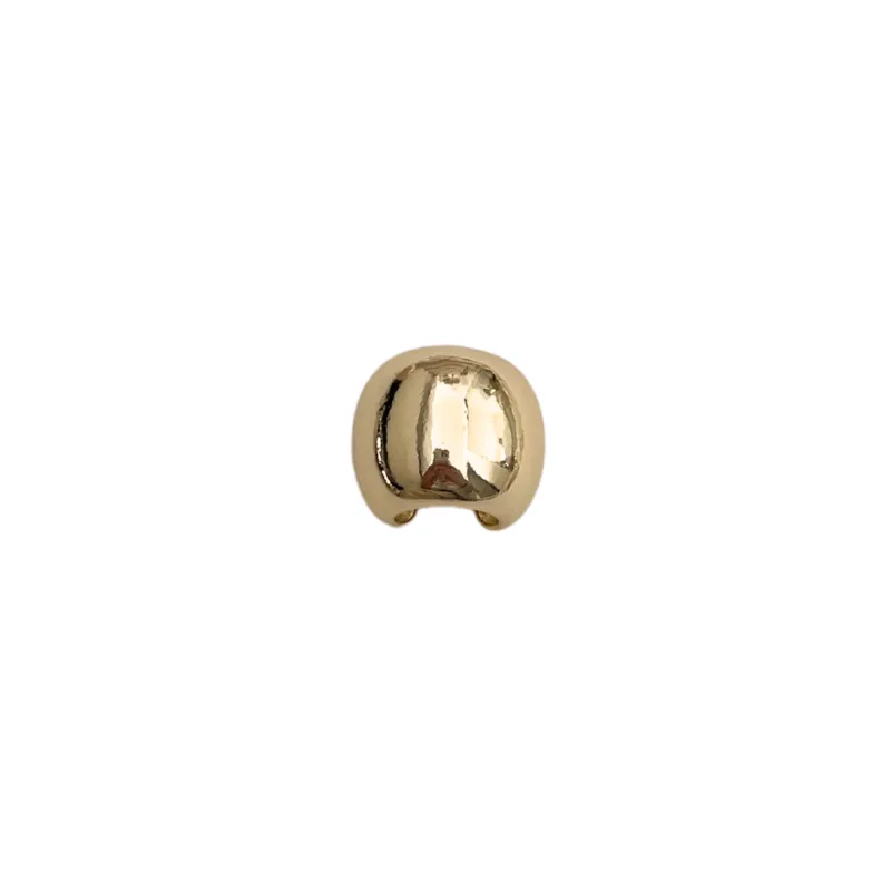 Bold Gold Ear Cuff made by Ten Wilde