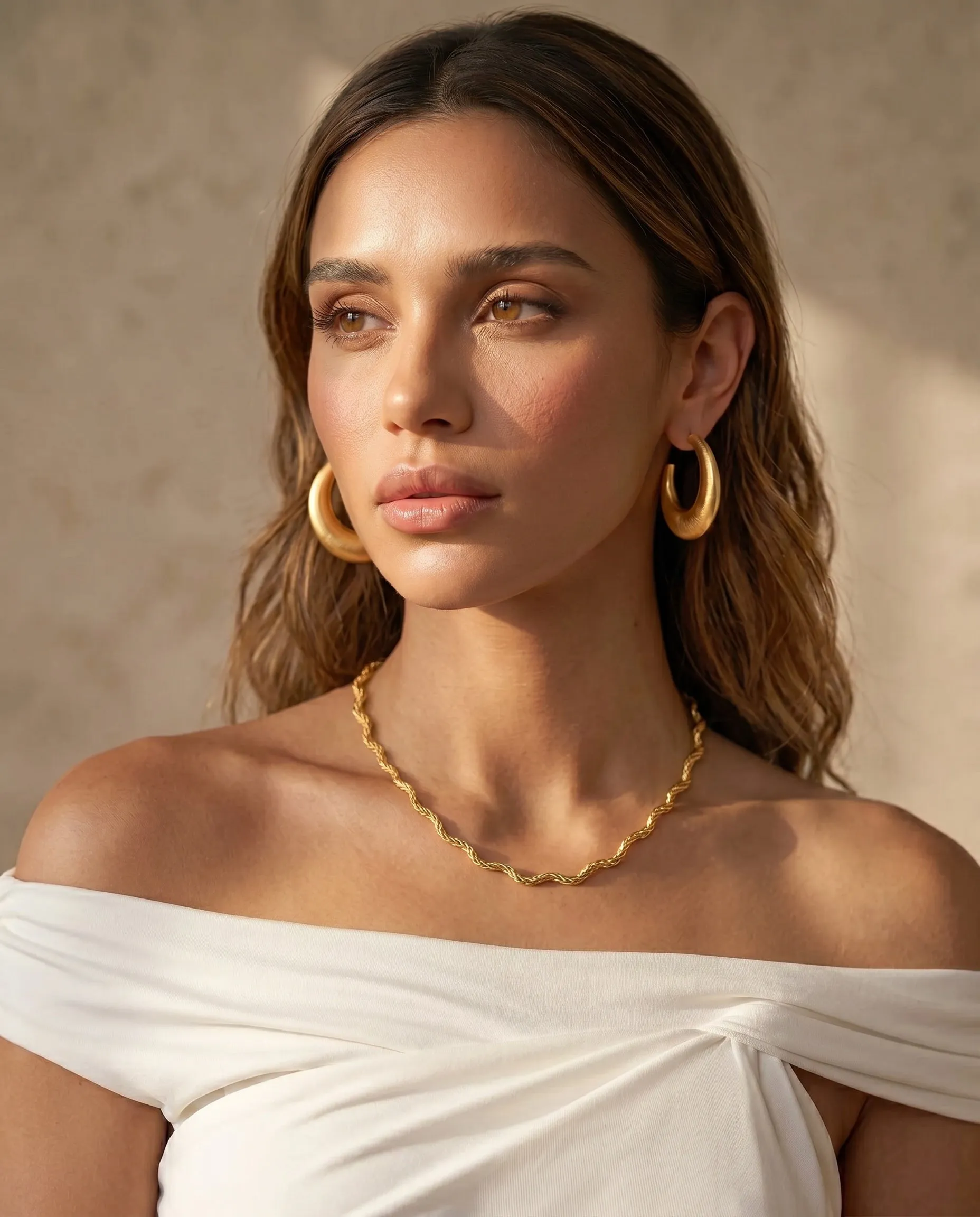 Wave Chain Necklace sold by Ten Wilde product image thumbnail 2