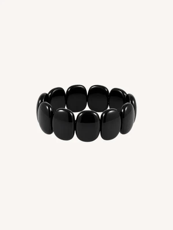Onyx Resin Bracelet made by Ten Wilde