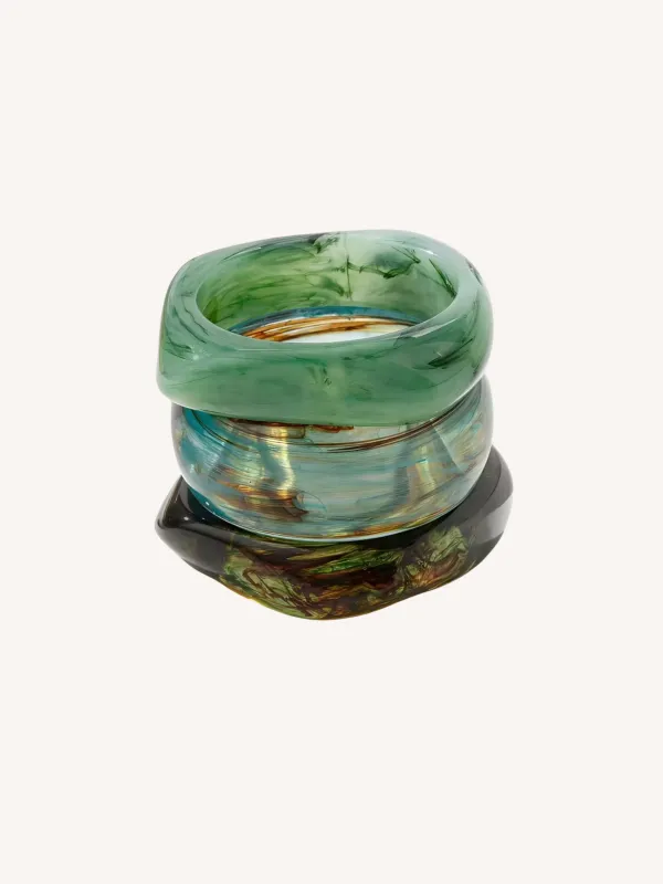 Lago Resin Bangles made by Ten Wilde