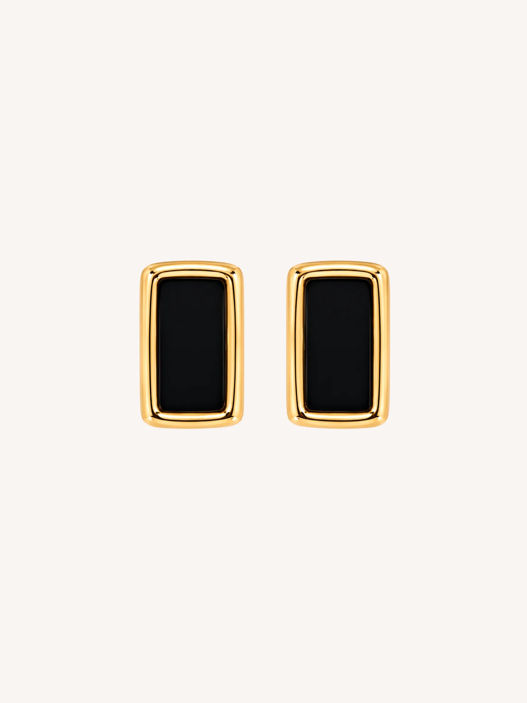 Alaia Onyx Earrings sold by Ten Wilde