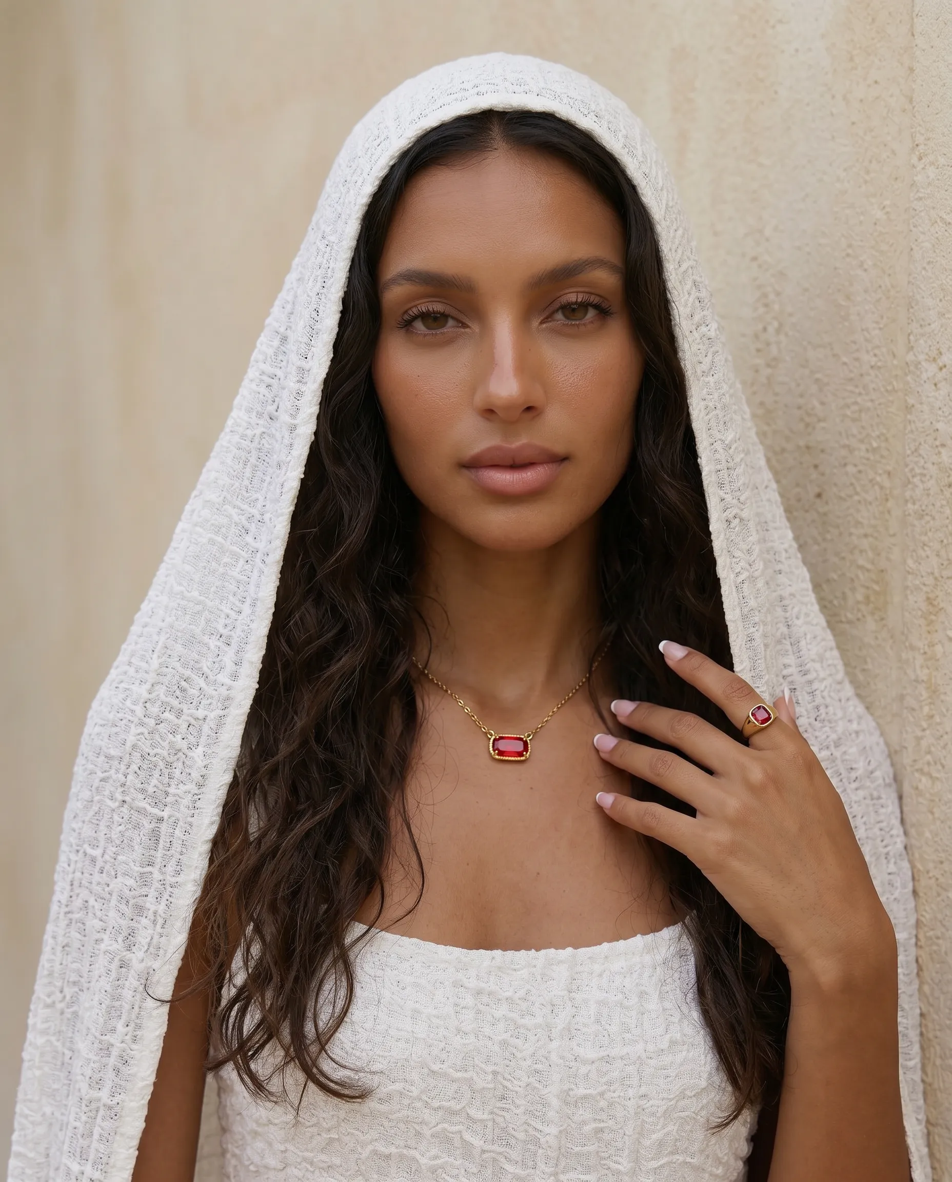 Red CZ Ring sold by Ten Wilde product image thumbnail 2