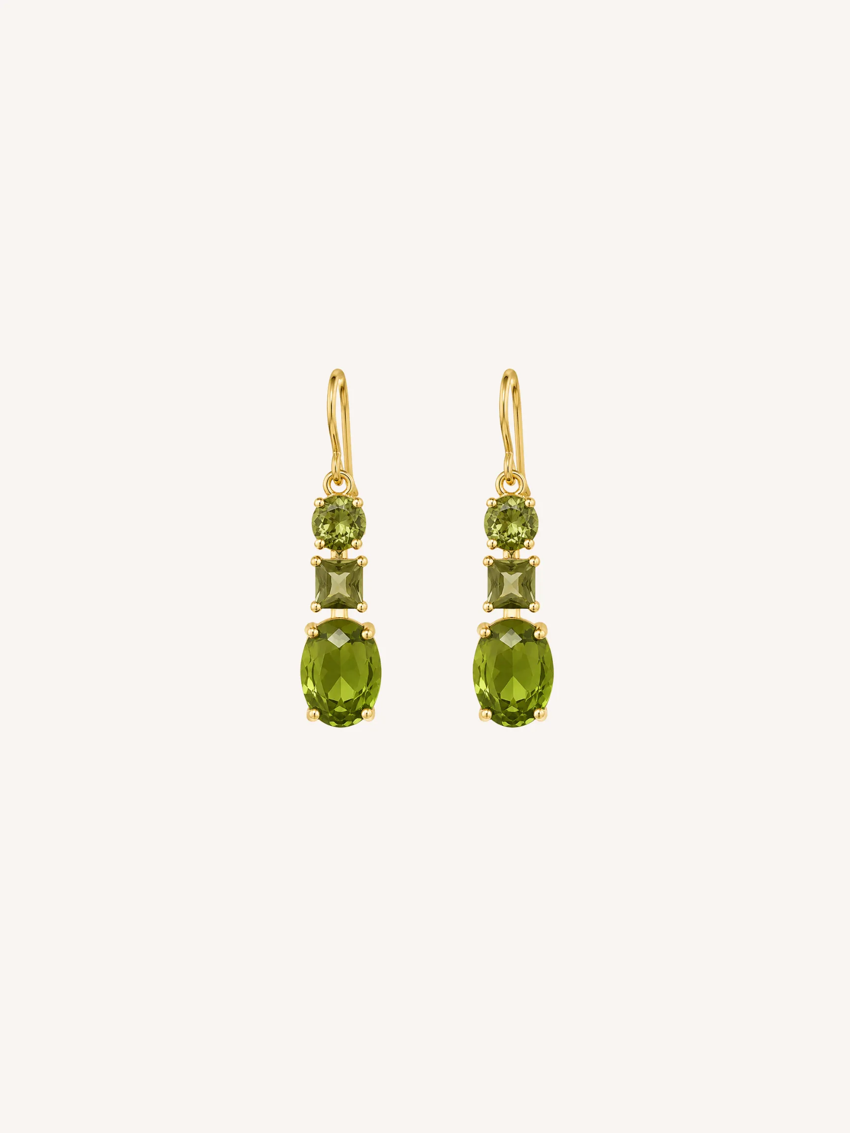 Peridot Dangle Earrings sold by Ten Wilde
