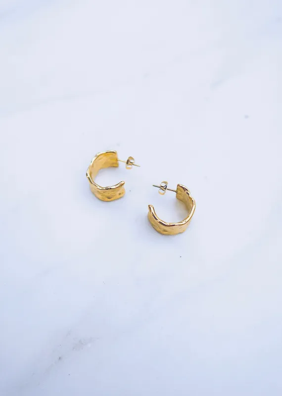 Maeve Molten Hoops sold by Ten Wilde