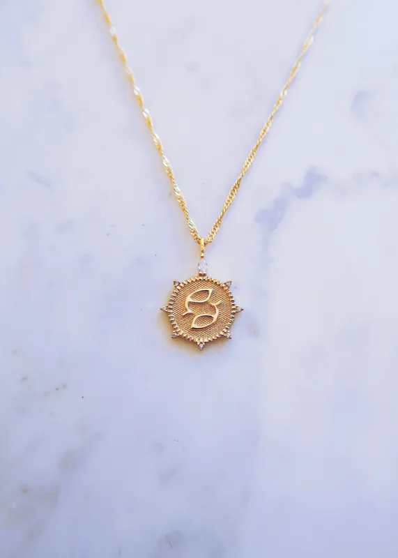 Pisces Medallion Necklace sold by Ten Wilde