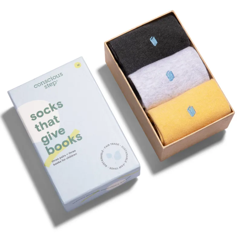 Socks that Give Books sold by Conscious Step