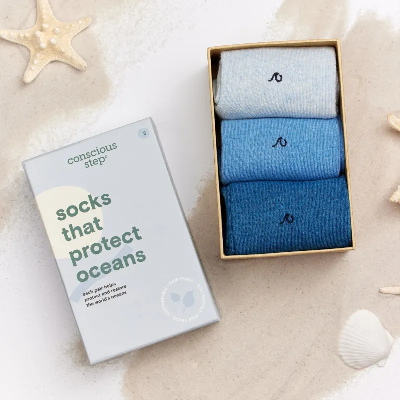 Socks that Protect Oceans sold by Conscious Step
