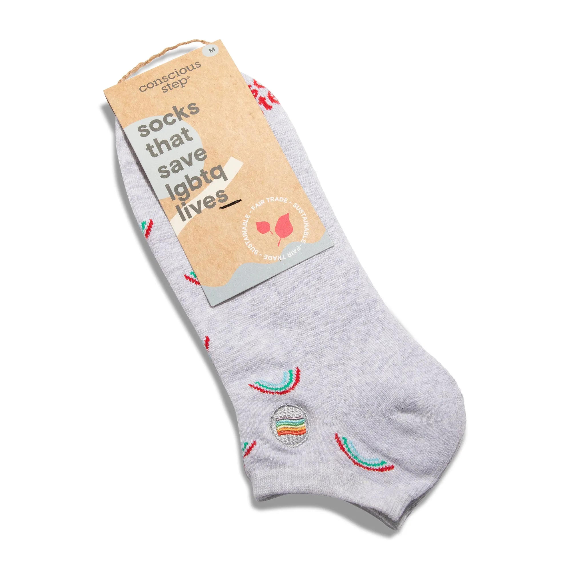 Socks that Save LGBTQ Lives sold by Conscious Step product image thumbnail 2
