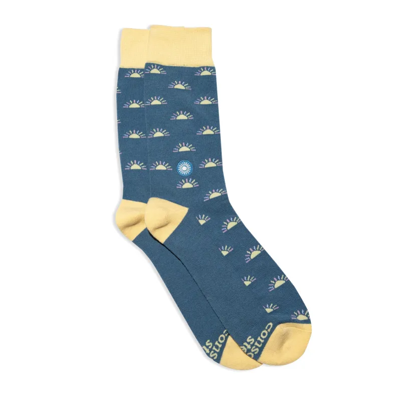 Socks that Support Mental Health sold by Conscious Step