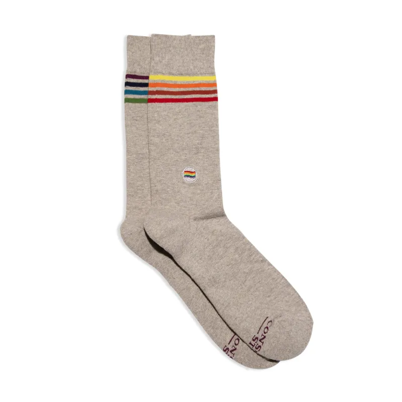 Socks that Save LGBTQ Lives sold by Conscious Step