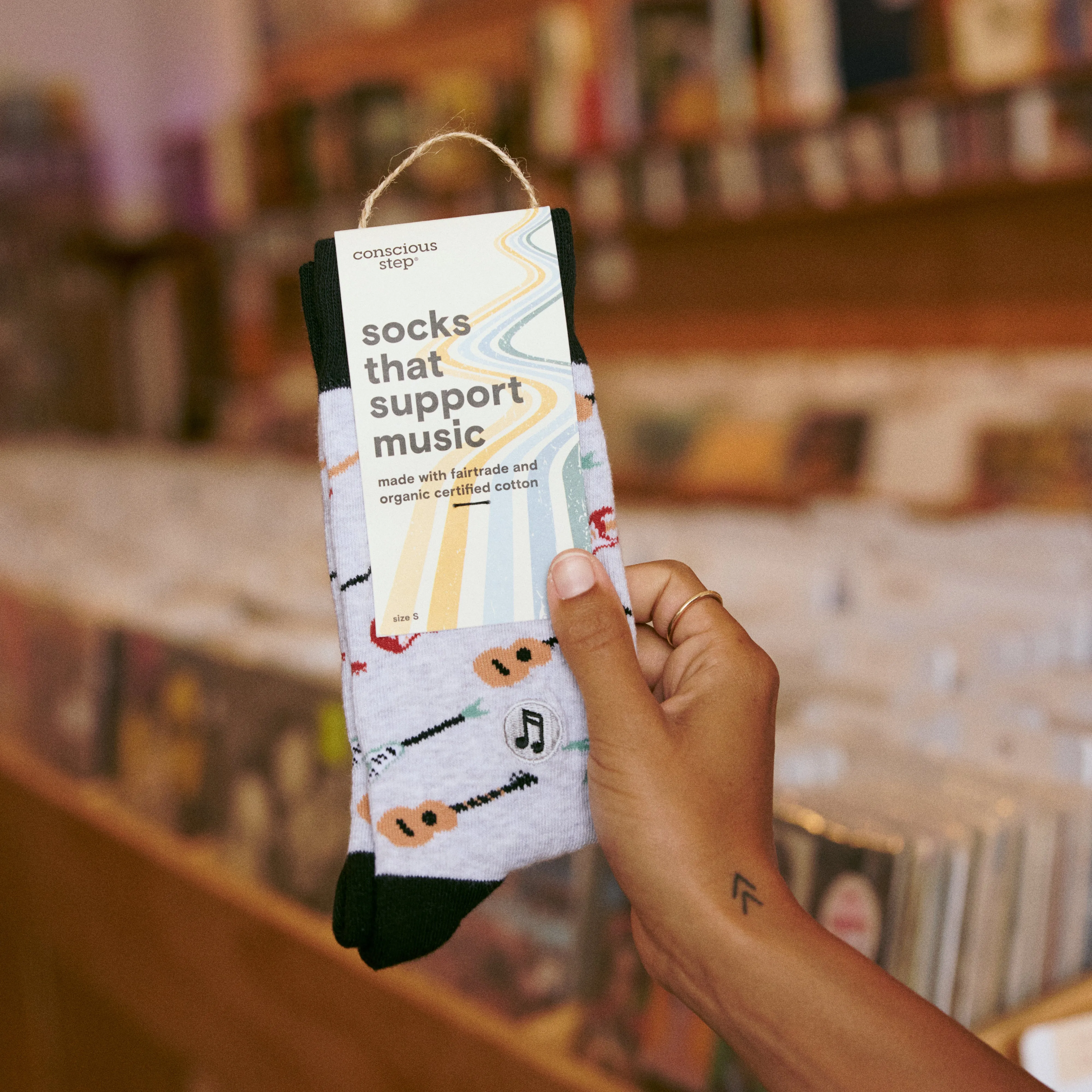 Socks that Support Music sold by Conscious Step product image thumbnail 3