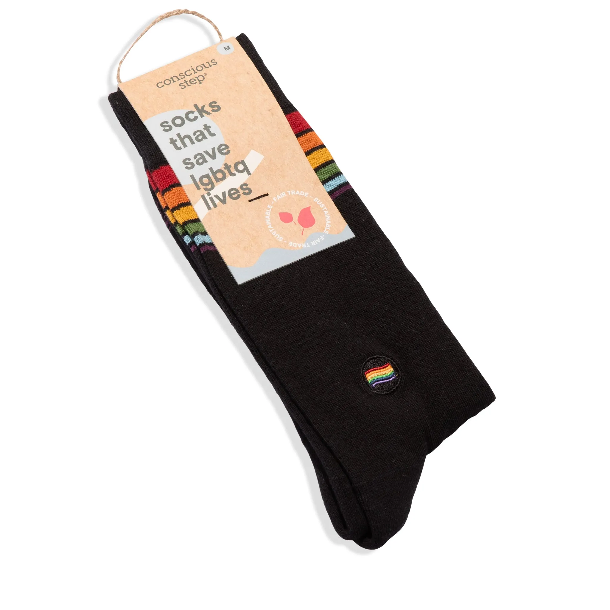 Socks that Save LGBTQ Lives sold by Conscious Step product image thumbnail 2