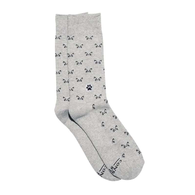 Socks that Save Cats sold by Conscious Step