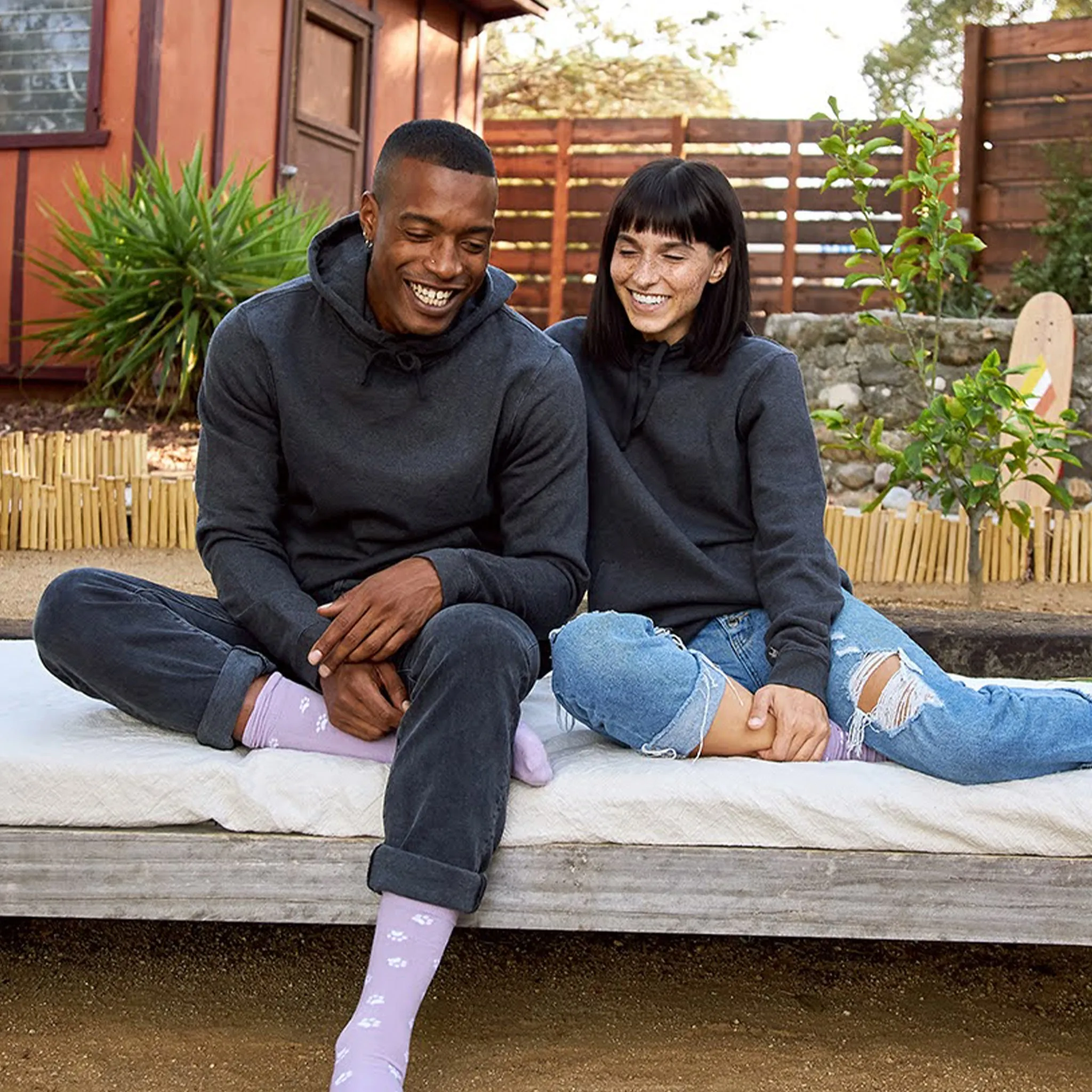 Save Dogs Hooded Sweatshirt sold by Conscious Step product image thumbnail 3