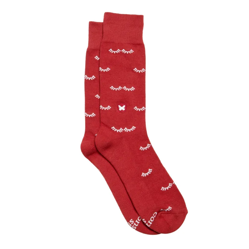 Socks that Stop Violence Against Women sold by Conscious Step